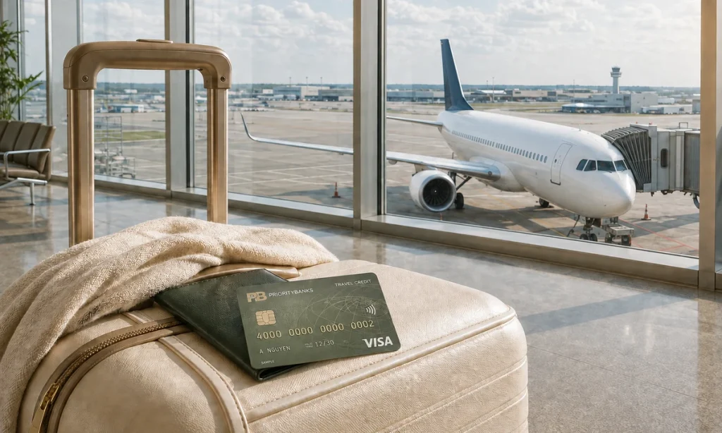 Thẻ tín dụng du lịch tốt nhất 2026: lounge, tích dặm và 0% phí ngoại tệ